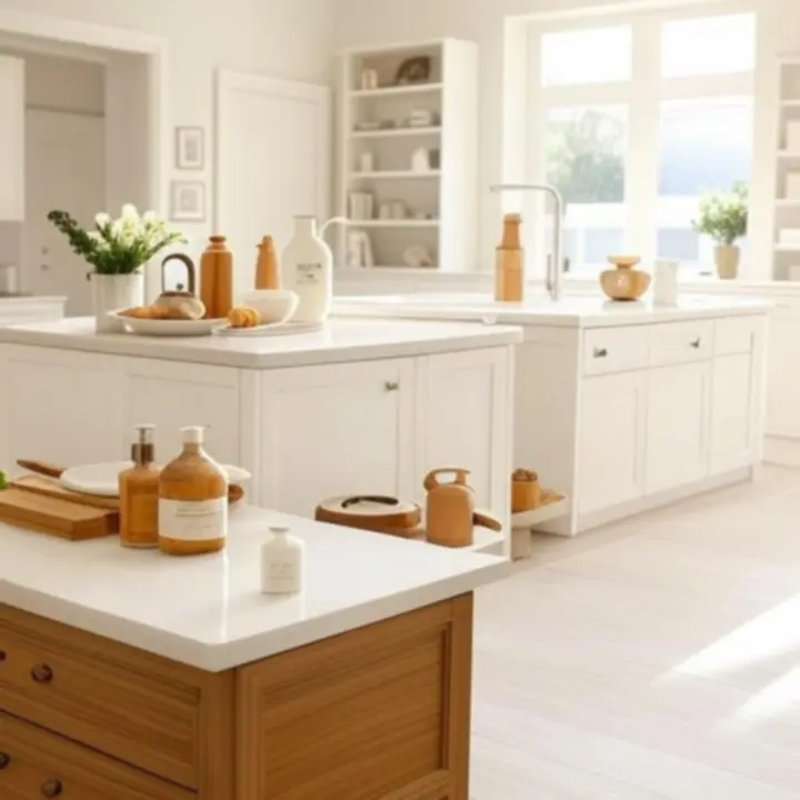 Nowoczesny interfejs sklepu internetowego z produktami do domu i kuchni