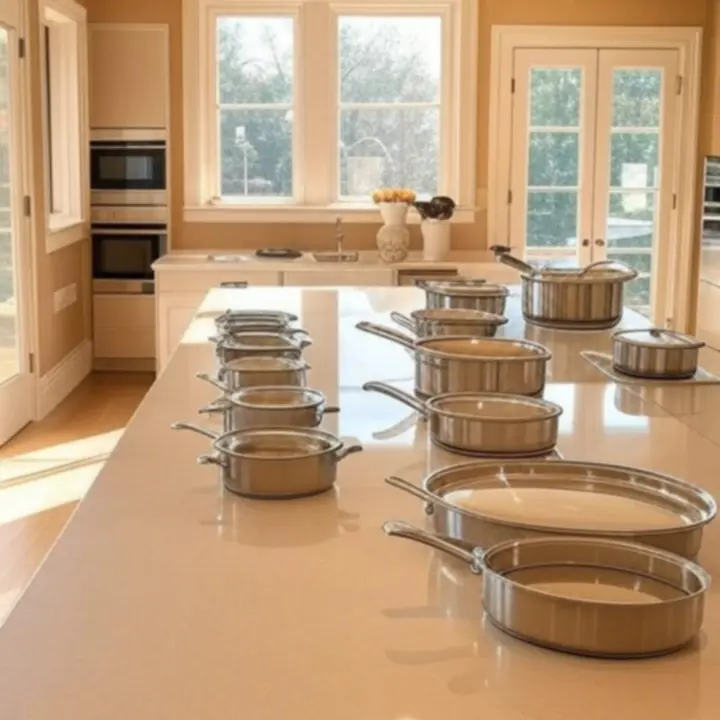 Nowoczesna, jasna kuchnia z akcesoriami dostępnych w sklepie Livoryxan