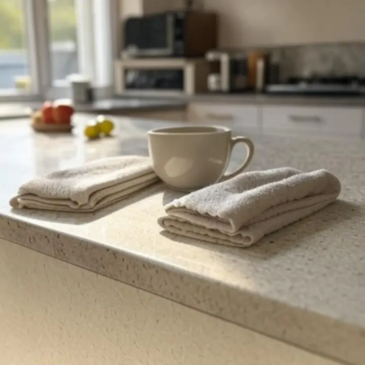 Nowoczesna kuchnia z produktami Livoryxan używanymi w codziennym życiu