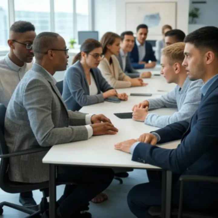 Nowoczesne biuro zespołu e-commerce Livoryxan